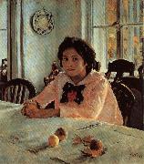 Valentin Aleksandrovich Serov Girl With Peaches oil on canvas
